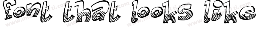 font that looks like fire字体转换